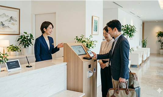 ホテル・旅館向け スマートチェックイン（スマホ活用）